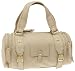 Tommy Hilfiger Oak PVC Barrel Handbag,Winter White,