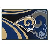 NFL St. Louis Rams 39-Inch-by-59-Inch Taba Rug "Cosmic" Design