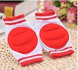 1 ペアの子供安全クロール肘クッション乳児幼児赤ちゃん膝パッド プロテクター脚ウォーマー赤ちゃんひざのお皿