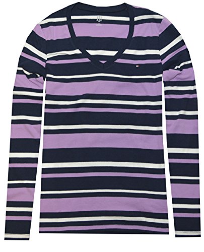Tommy Hilfiger Women Multistripe Long Sleeve Tee