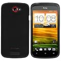mumbi silicone TPU Coque Case HTC ONE S - Silicon Etui Housse protecteur ONEs Case Noir Transparent
