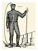 Diving Gear with suit and air pump Giclee Poster Print