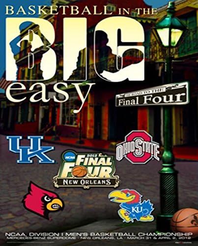 Pro Graphs 2012 Official Final Four The Big Easy College Basketball Print Poster