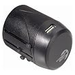 Swiss Travel MPC-N1 World Travel Adaptor with USB Charger - Black