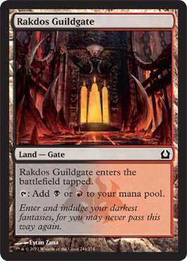 Magic: the Gathering - Rakdos Guildgate (244) - Return to Ravnica On Sale
