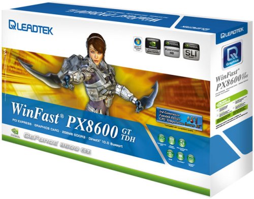 Leadtek GF8600GT Grafikkarte PCIe 256MB