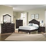 Bedford Falls Mansion Bedroom Set (Merlot) by Vaughan-Bassett