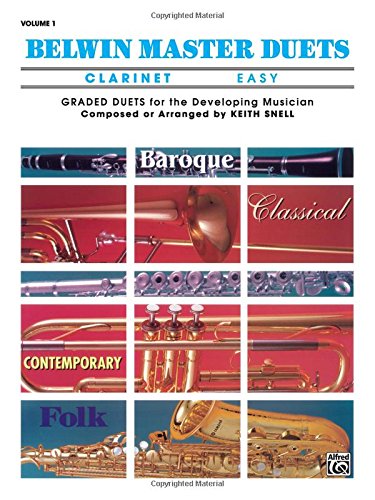 Belwin master duets (clarinet), vol 1: easy