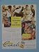 Mel Ott New York Giants, Lester Stoefen Tennis, Stubby Kruger Olympics, Tommy Armour Golf & Amy Lou Oliver Olympics 1935 Camel Cigarettes Advertisement Bulletin 14 X 18 Matted Ready For Framing