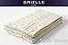 Brielle Home Nesting Faux Fur Warm & Stylish Soft Luxurious Reversible Throw, Snow Goose