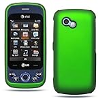 Metalic Green Rubber Touch Snap-On 2 pcs Phone Protector Hard Cover Case fo ....