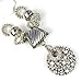 Stary Pendant Silver Alloy Scarf Jewelry Charm Gift Set ,Pt-624