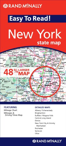 Rand McNally Easy to Read! New York State Map