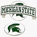 Michigan State Spartans Hat Clip Golf Ball Marker