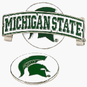 Michigan State Spartans Hat Clip Golf Ball Marker