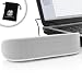 GOgroove SonaWAVE - Hi-Fidelity 12-watt Compact USB Speaker with Enhanced SonusMAX Subwoofer for Apple Macbook and MacBook Pro Laptops - MC207LL/A, MC118LL/A, MB990LL/A and more / 2.1 Channel 12W speaker system - PLUG-N-PLAY - POWERS and PLAYS through USB ***Includes Accessory Bag