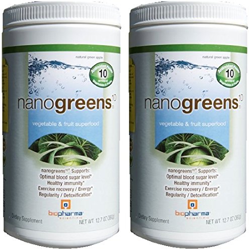 Biopharma Scientific Nanogreens 10, 12.7-ounce (2 Pack)