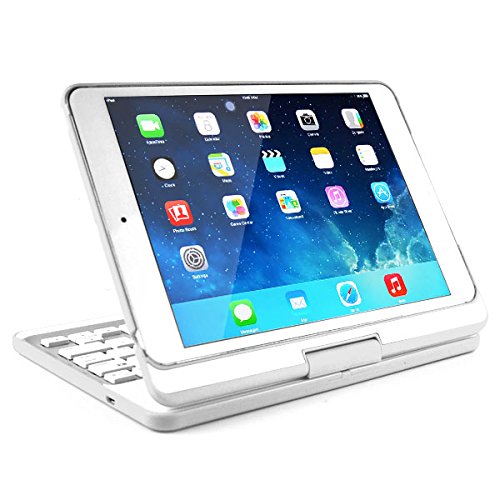 Generic Wireless 180¡ã Rotatable Bluetooth Keyboard Stand Leather Case For iPad Mini iPad Mini 2 - White
Generic Wireless 180¡ã Rotatable Bluetooth Keyboard Stand Leather Case For iPad Mini iPad Mini 2 - White