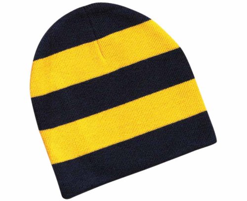 Sportsman Rugby Striped Knit Beanie