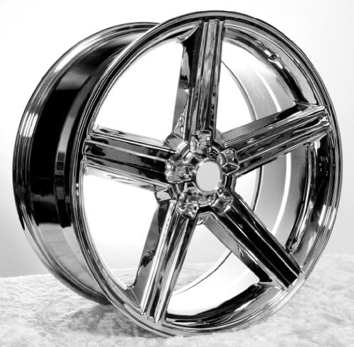 22" Iroc Chrome Wheels & Tires Pkg-Fits On 5 And Chevy Truck, Elcamino, Impala, Old Truck And More