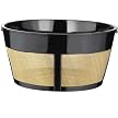 Universal Replacement 8- to 12-Cup Replacement Coffee Filter Basket- Black/ Gold
