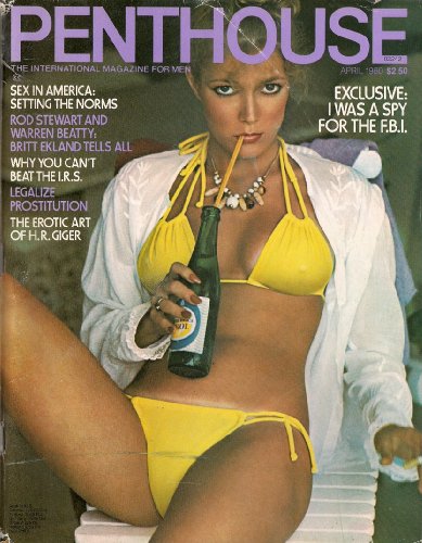 PENTHOUSE APRIL 1980 BRITT EKLAND H.R. GIGER I WAS A SPY FOR THE F.B.I. AND MORE