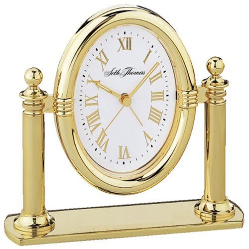 Seth Thomas Premier Gold Table Clock