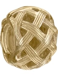 Authentic Chamilia Charm "Textured Weave" LD-40 (RETIRED)