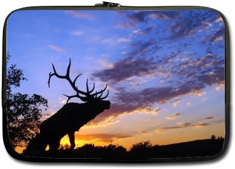 Specially Designed Custom 15 Inch Deer Theme Portable Macbook, Macbook AirLaptop Case(two sides)