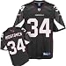 Tim Hightower Jersey: Reebok 2010 Black #34 Arizona Cardinals Replica Jersey - Large