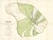 1878 Government Land Office Map of Lanai, Hawaii