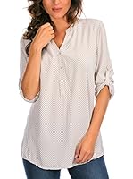Bleu Marine Blusa Dolly (Beige)