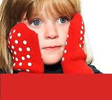 Snuguns Mittens for toddlers - Red
