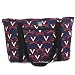 UVA Tote Bag Deluxe University of Virginia with COTTON FABRIC Surface and WATERPROOF LINING