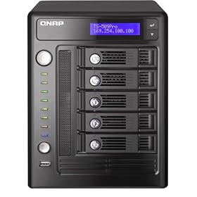 QNAP TS-509 Pro Turbo NAS - NAS - Serial ATA-300 - RAID 0, 1, 5, 6, JBOD, 5 hot spare - Gigabit Ethernet