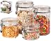 Acrylic 4-pc. Canister Set with Spoons