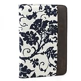 JAVOedge Fleur Book Case for the Amazon Kindle 3 (Blue) - Latest Generation