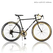 Raychell+ 700Cクロモリフレームシマノ14段変速ロードバイク R+713 GolDragon