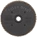 Weiler BobCat Mini Abrasive Flap Disc, Type 27, Round Hole, Plastic Backing, Zirconia Alumina