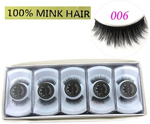 Wholesale 10 boxes/lot MY-006 100% Real Mink Hair Thick False eyelashes fake eye lashes