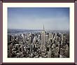 Empire State Building Photograph - Beautiful approx. 24"x28" Framed & Matted - 1 7/8" Walnut Toned Wood Frame - Photographic Print by Carol M. Highsmith