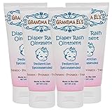 Grandma El's Diaper Rash Ointment, 2-Ounce Tube (Pack of 4)