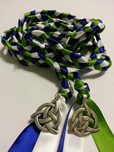 Celtic Triquetra Wedding Handfasting Cord ~ Clover Theme
