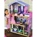 KidKraft My Dream Mansion Dollhouse with new Gliding Elevator and 13 Pieces of Furniture
