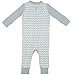Papallou Boys Zebra Print, 100% Soft Cotton, 1 Piece, Pajama Sleeper, Jumsuit (Size 3-24M).