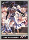 Marvin Freeman Autographed / Signed 1992 Leaf Card #110 Atlanta Braves