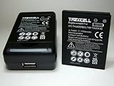 Trexcell HTC Thunderbolt 4G 2x1700mah Battery + Charger (Also compatible wi ....