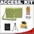 Sony CyberShot LCS-TWB/G Soft Leather Carrying Case (Green) + Accessory Kit for DSC-T700, DSC-T500, DSC-T77, DSC-T90, DSC-T900, DSC-W220, DSC-W230, DSC-W290, Digital Cameras