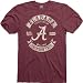 Alabama Crimson Tide Heathered Cardinal Rockers Ring Spun T-Shirt