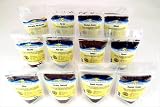 Exotic Dozen Microgreens Seeds Assortment: Twelve 4 Oz. Resealable Bags of Micro Greens Seed: Red Amaranth, Tatsoi, Osaka Mustard, Pak Choi, Upland Cress & More.